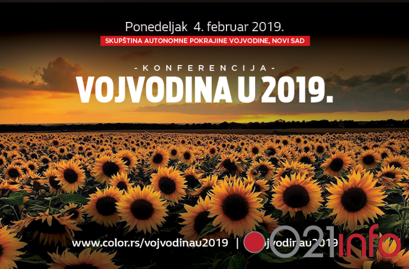 Čelni ljudi Vlade i Skupštine Vojvodine, ambasadori i privrednici na konferenciji Vojvodina u 2019. 4. februara u Novom Sadu