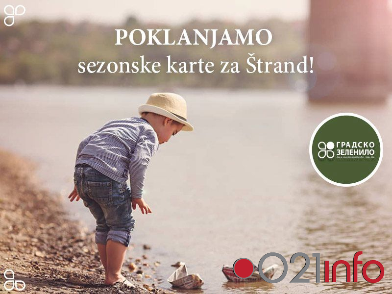 Konkurs Zelenila: Pet sezonskih karata za Štrand na poklon 