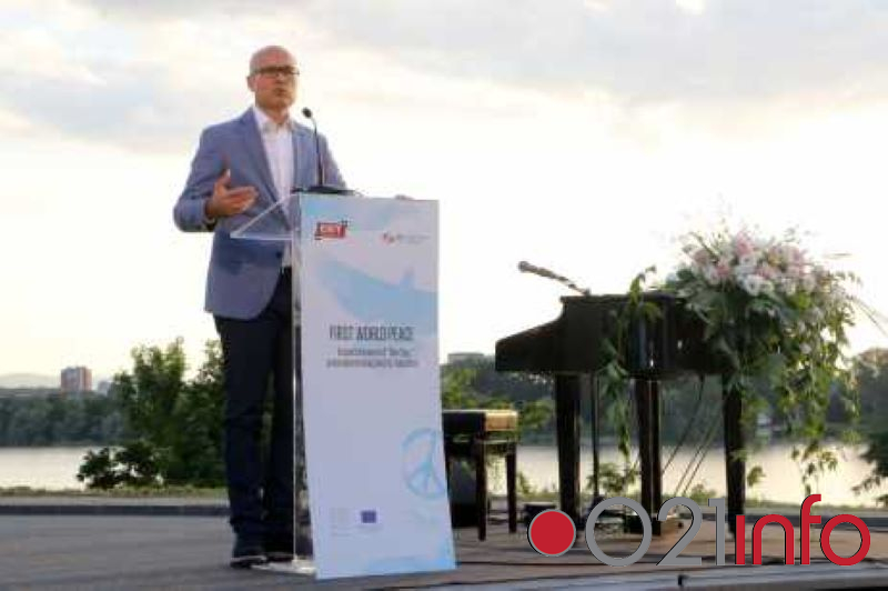 Otkriven Spomenik mira na Petrovaradinskoj tvrđavi 